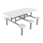 Refeitório – Mesa 6 Lugares Fixo