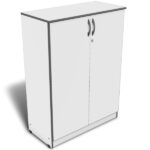 Armário médio 15MM 2 portas - Light