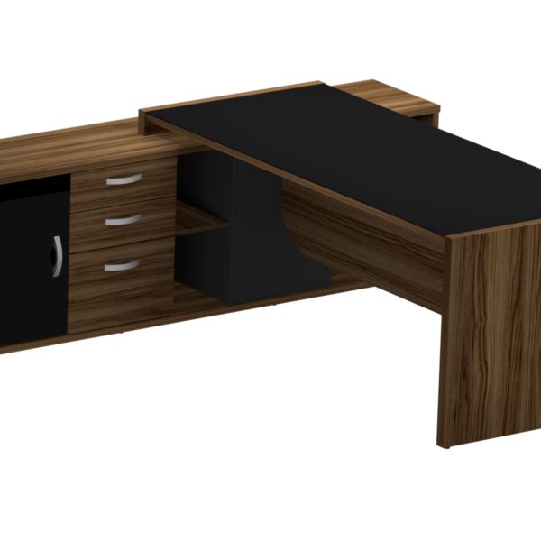 Mesa Up com credenza 2 gavetas + 1 gavetão Maranello