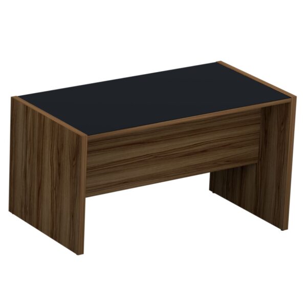 Mesa reta Up com vidro Maranello