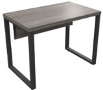 Mesa reta 40mm pé aço Moderate