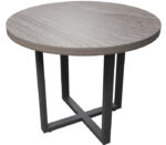 Mesa de reunião redonda pé aço Moderate